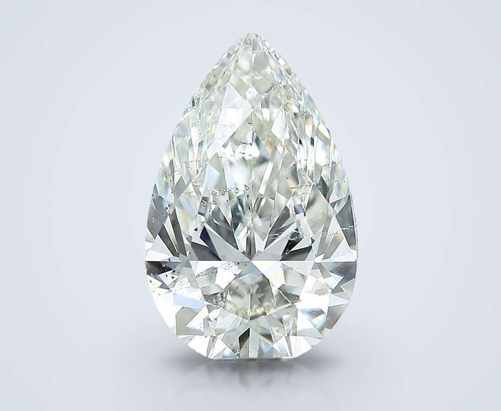 4.05 Carat Pear Natural Diamond