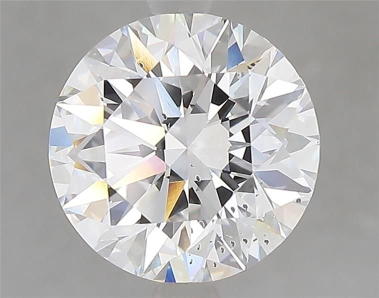 3.11ct E SI1 Excellent Cut Round Lab Grown Diamond