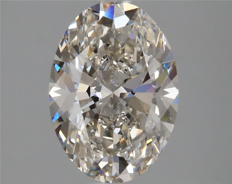 2.12ct H VS2 Rare Carat Ideal Cut Oval Lab Grown Diamond