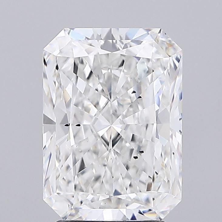 3.21ct E SI1 Rare Carat Ideal Cut Radiant Lab Grown Diamond