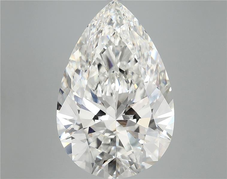 10.79ct F VVS2 Rare Carat Ideal Cut Pear Lab Grown Diamond