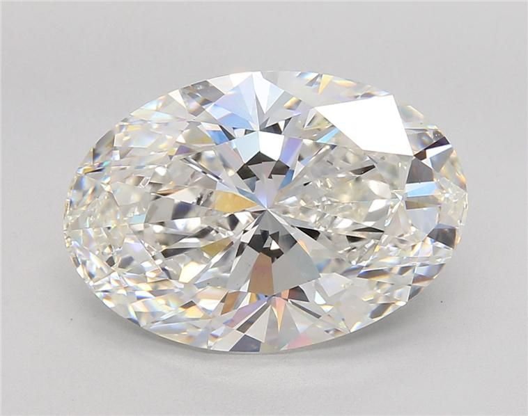 8.06ct F VS1 Rare Carat Ideal Cut Oval Lab Grown Diamond