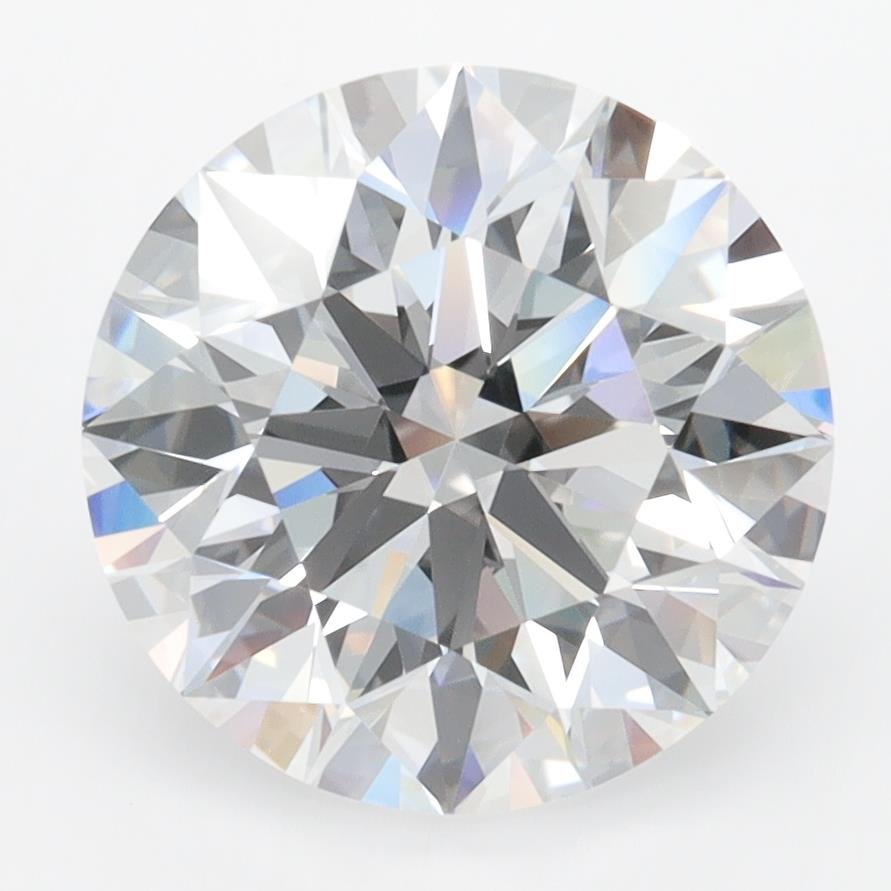 4.23ct D FL Rare Carat Ideal Cut Round Lab Grown Diamond