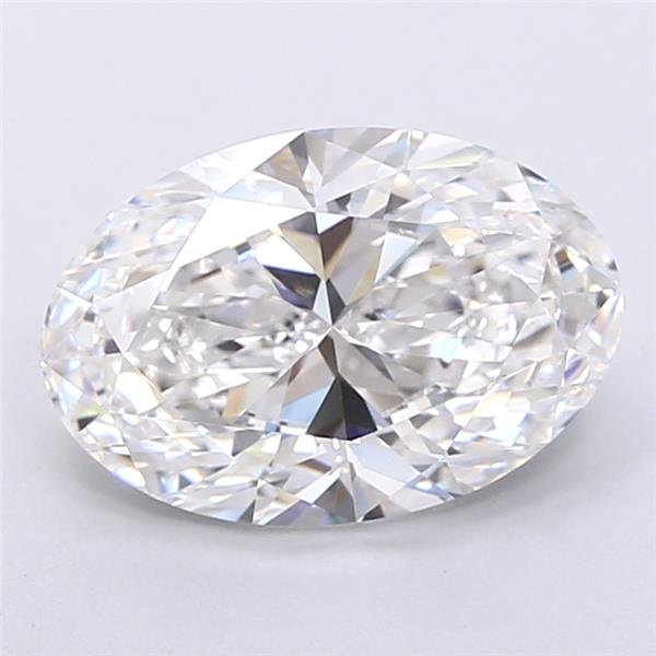1.58ct E VVS2 Rare Carat Ideal Cut Oval Lab Grown Diamond