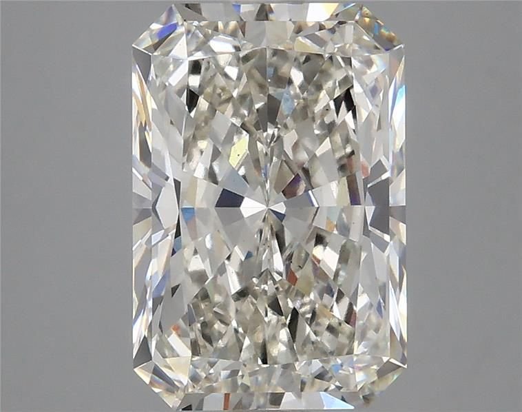 3.81ct H VS2 Rare Carat Ideal Cut Radiant Lab Grown Diamond