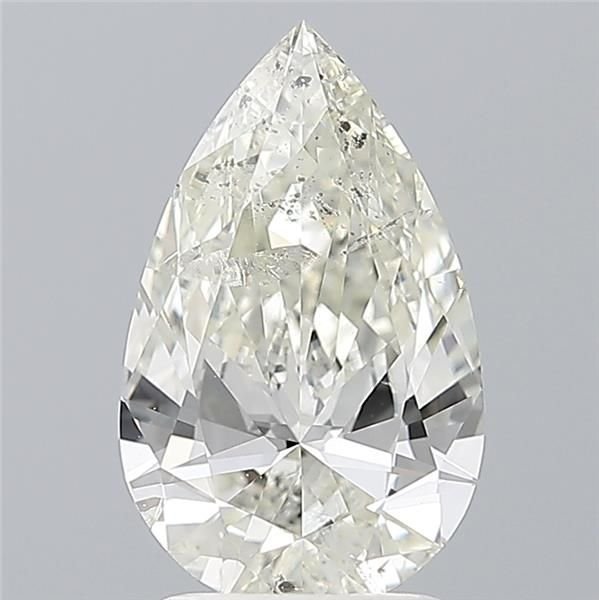 2.02ct J SI2 Very Good Cut Pear Diamond