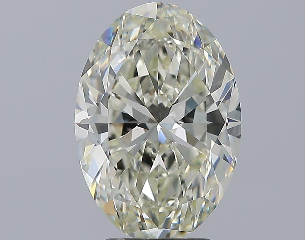 3.81ct K VS1 Rare Carat Ideal Cut Oval Diamond