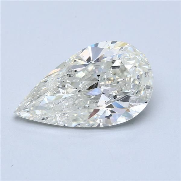 7.02ct H SI1 Excellent Cut Pear Diamond