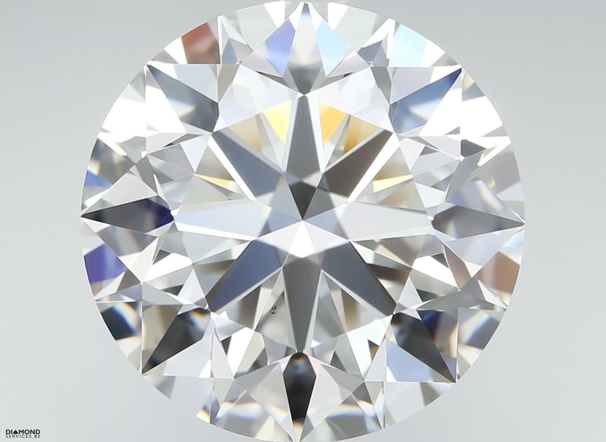 5.07ct E VS2 Excellent Cut Round Diamond