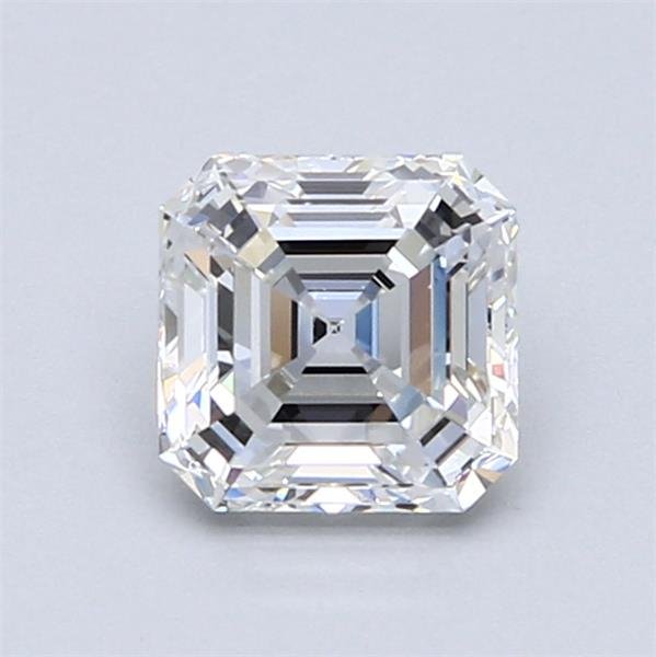 1.09ct F VVS2 Rare Carat Ideal Cut Asscher Diamond