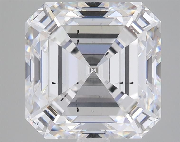 4.08ct F SI1 Rare Carat Ideal Cut Asscher Lab Grown Diamond