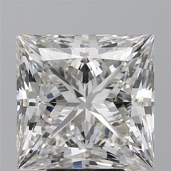 7.01ct H VS1 Rare Carat Ideal Cut Princess Lab Grown Diamond