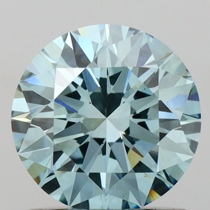 1.00 Ct. Fancy Vivid Blue Round Lab Diamond