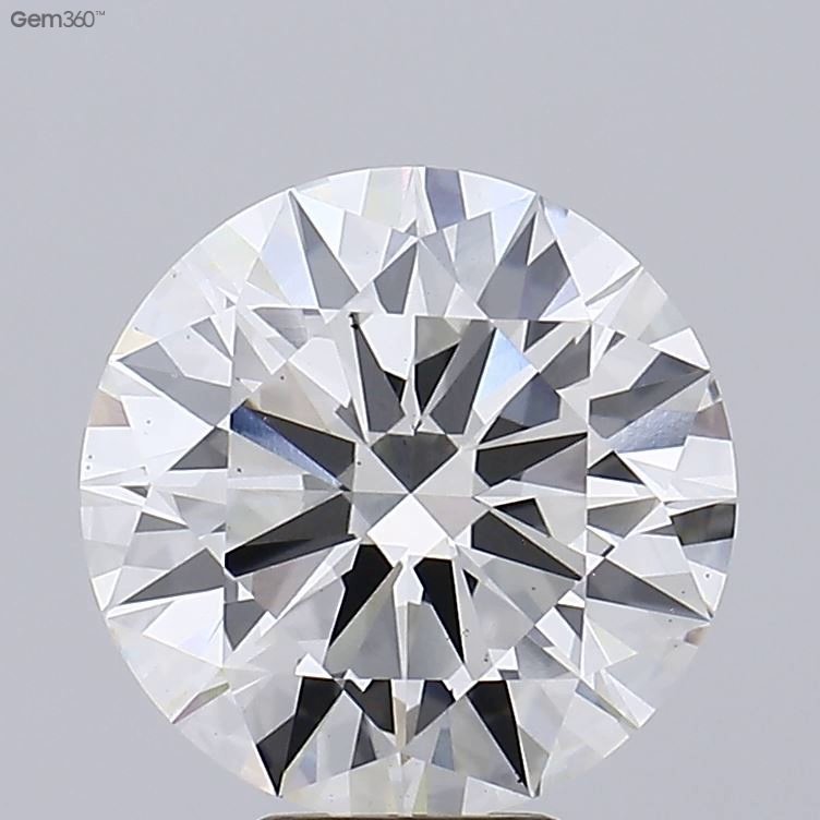 7.01ct H VS2 Rare Carat Ideal Cut Round Lab Grown Diamond