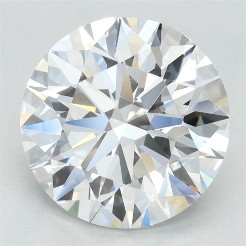 2.82ct D VVS1 Rare Carat Ideal Cut Round Lab Grown Diamond