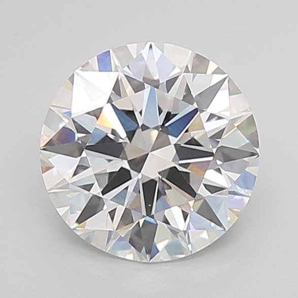 3.04ct E VVS2 Rare Carat Ideal Cut Round Lab Grown Diamond