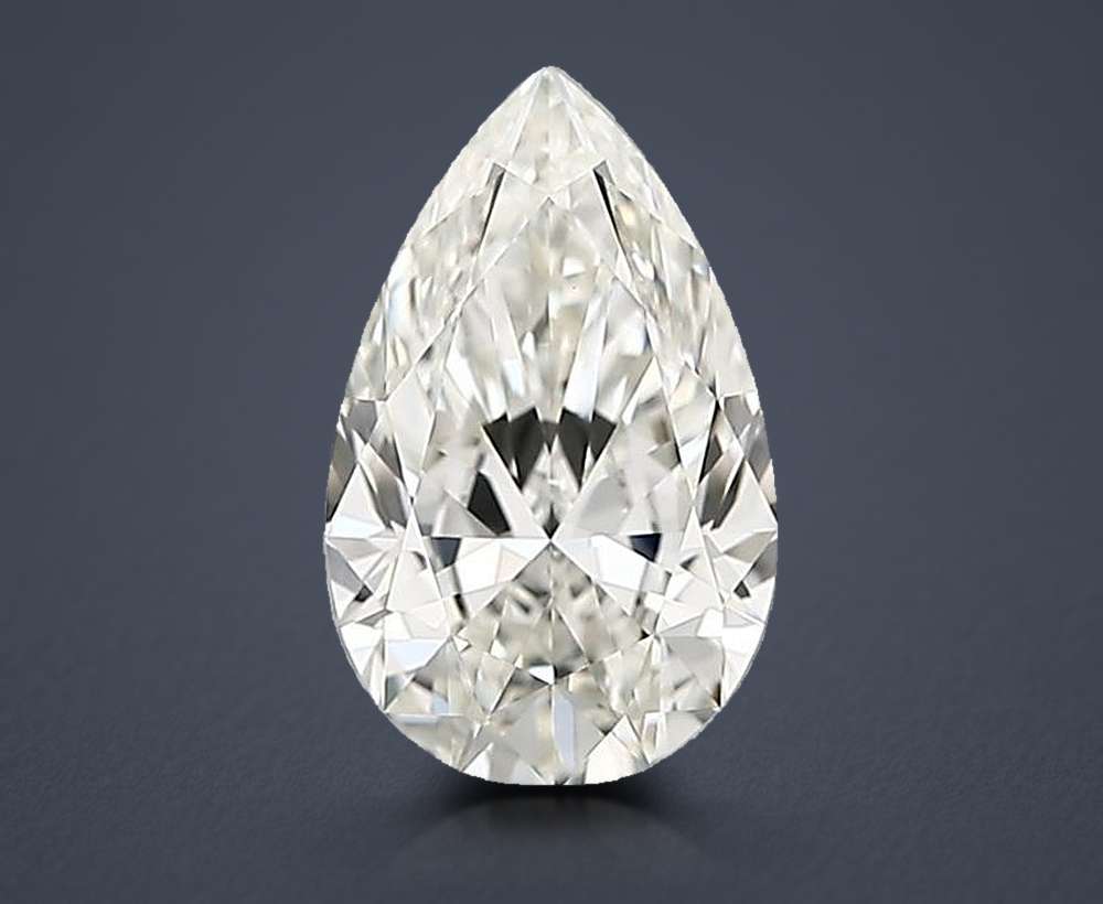 2.08 Carat Pear Natural Diamond