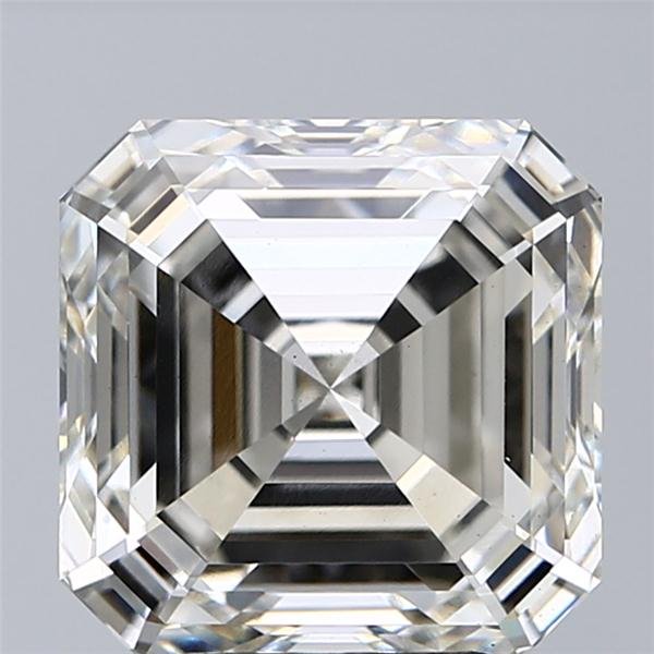 6.13ct H VS1 Rare Carat Ideal Cut Asscher Lab Grown Diamond