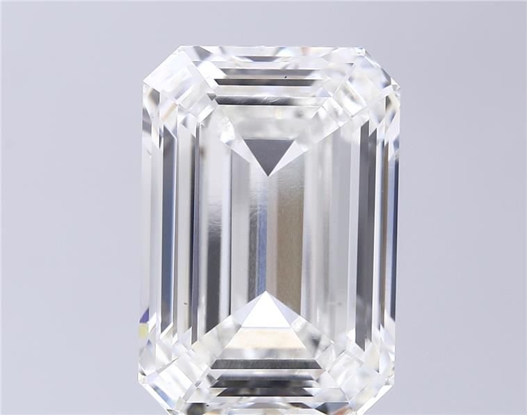 18.06ct G VVS2 Rare Carat Ideal Cut Emerald Lab Grown Diamond