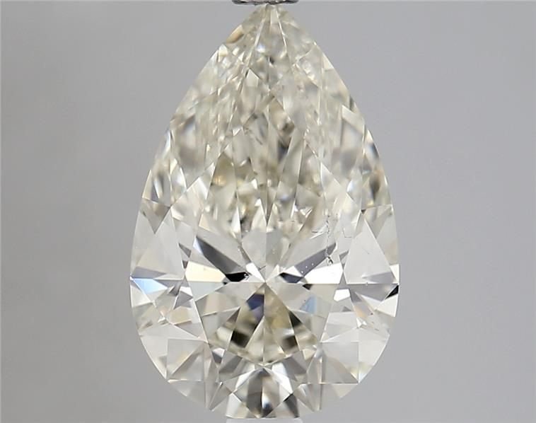 2.03ct K SI1 Rare Carat Ideal Cut Pear Diamond