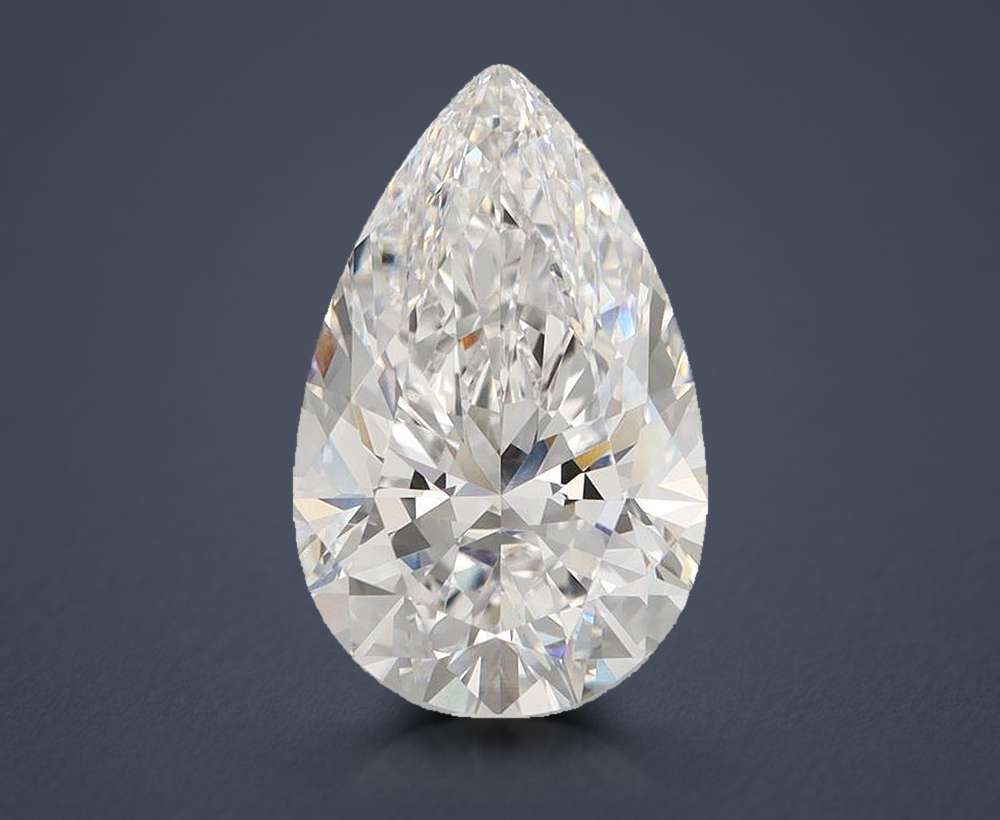 5.07 Carat Pear Lab Diamond