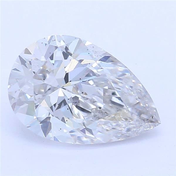 0.74ct F SI1 Rare Carat Ideal Cut Pear Lab Grown Diamond