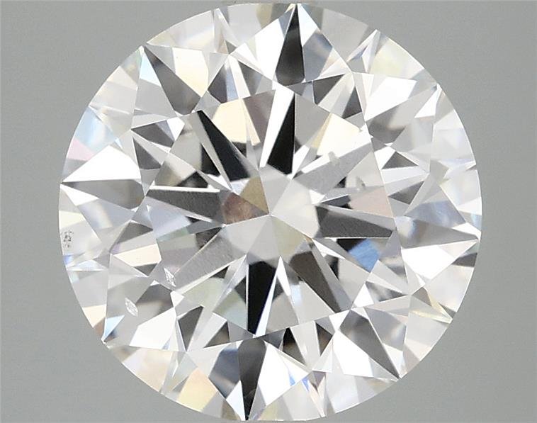 3.90ct F SI1 Rare Carat Ideal Cut Round Lab Grown Diamond