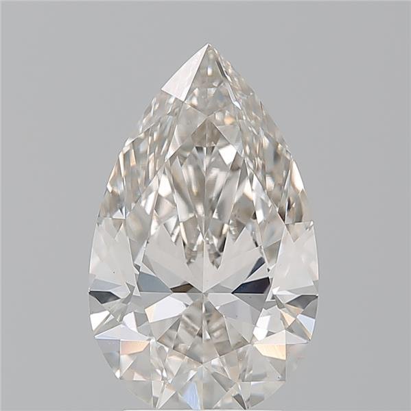 3.09ct I VS1 Rare Carat Ideal Cut Pear Lab Grown Diamond