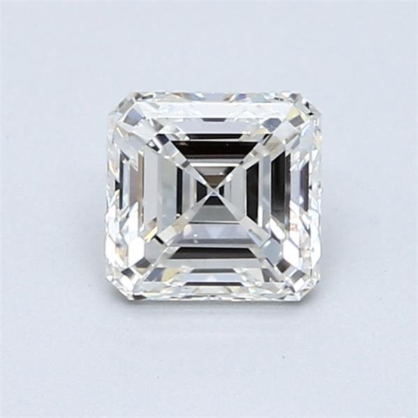 0.90ct H SI1 Rare Carat Ideal Cut Asscher Diamond