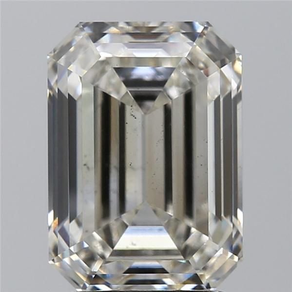 3.10ct H VS2 Rare Carat Ideal Cut Emerald Lab Grown Diamond