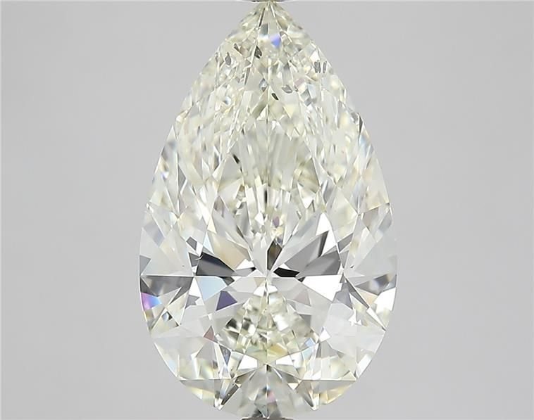4.17ct K SI1 Rare Carat Ideal Cut Pear Diamond
