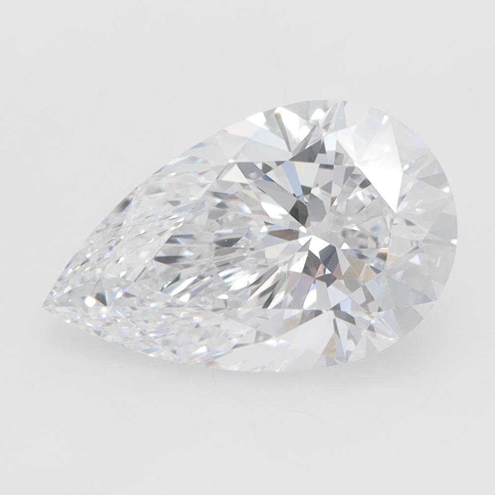1.51ct D VVS2 Rare Carat Ideal Cut Pear Lab Grown Diamond