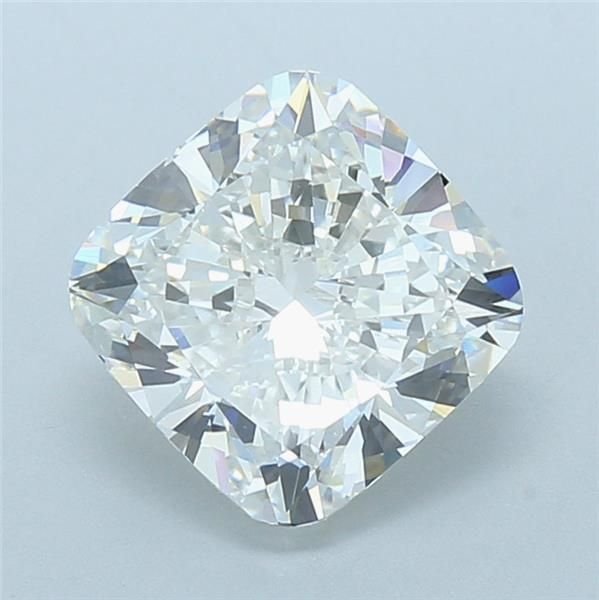 4.01ct F VVS2 Very Good Cut Cushion Lab Grown Diamond
