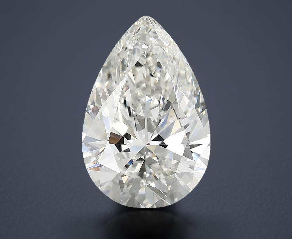 2.81 Carat Pear Lab Diamond