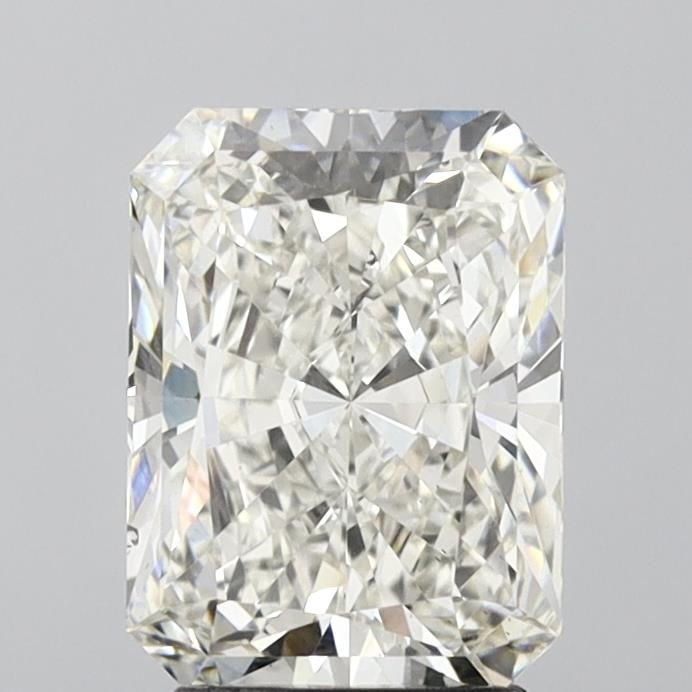 3.12ct H VS2 Rare Carat Ideal Cut Radiant Lab Grown Diamond