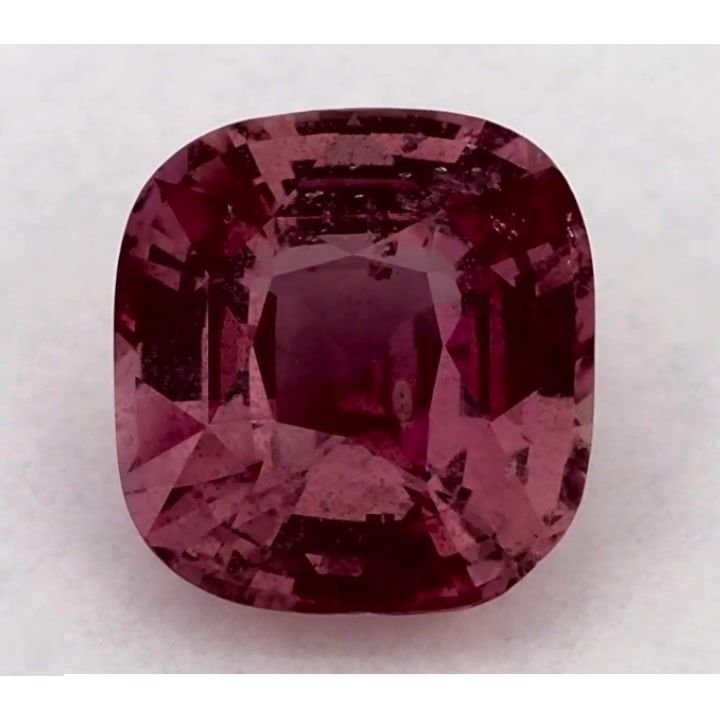 3.47 Carat Pink Cushion Sapphire