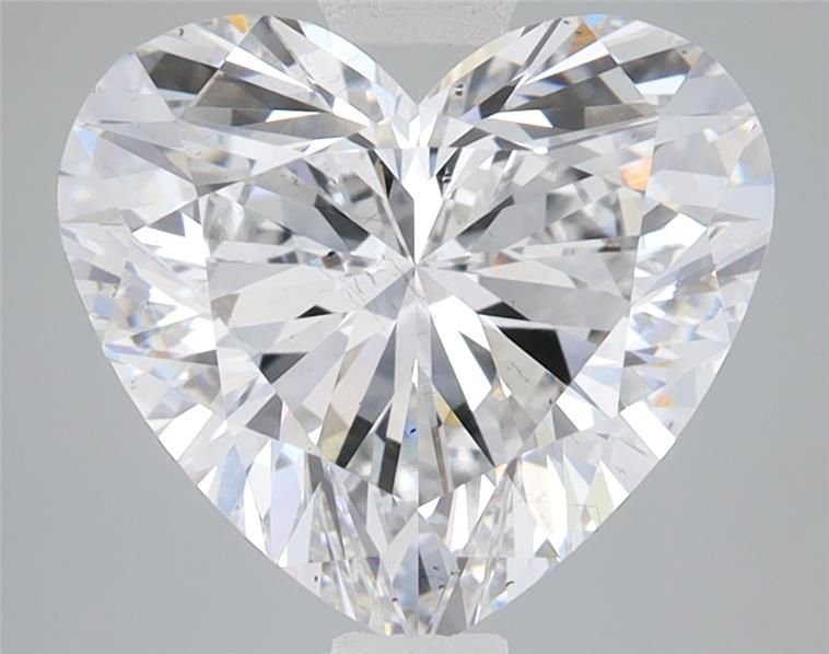 4.14ct F SI1 Rare Carat Ideal Cut Heart Lab Grown Diamond