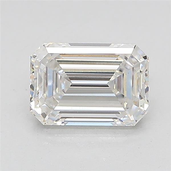 1.23ct F VS1 Rare Carat Ideal Cut Emerald Lab Grown Diamond