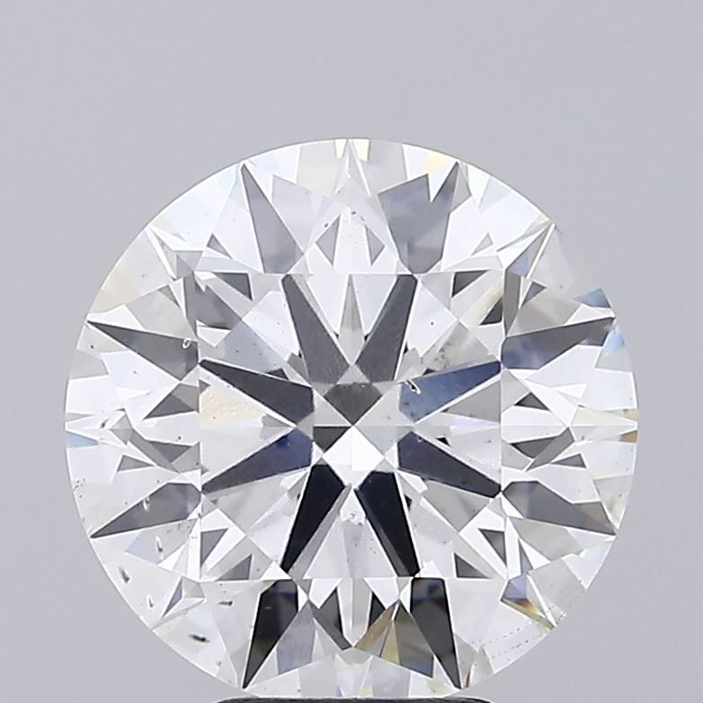 5.09ct F SI1 Rare Carat Ideal Cut Round Lab Grown Diamond