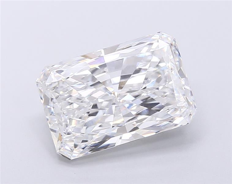 5.00ct E VVS2 Rare Carat Ideal Cut Radiant Lab Grown Diamond