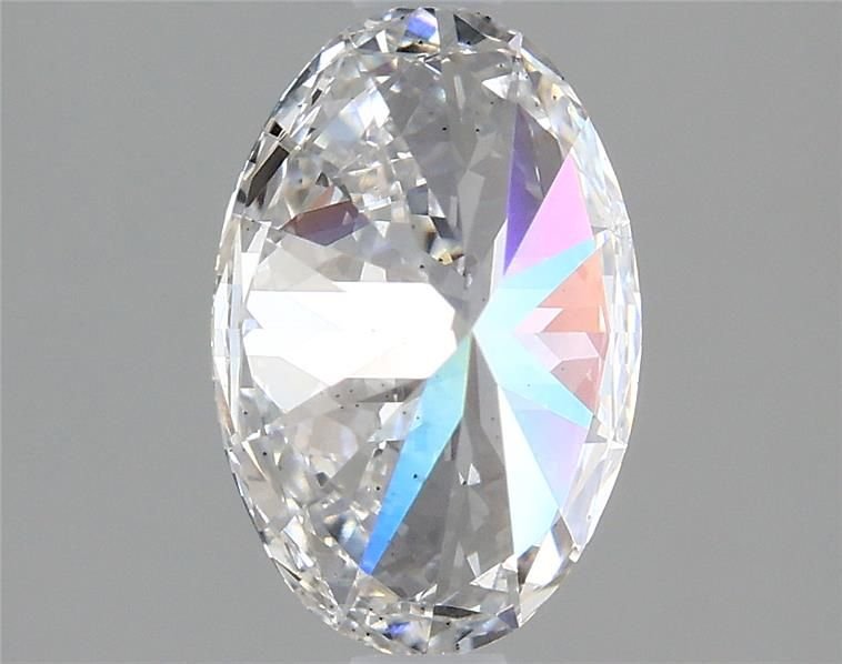 1.27ct F VS2 Rare Carat Ideal Cut Oval Lab Grown Diamond