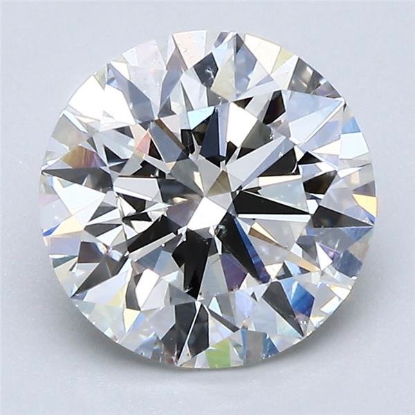 2.50ct H SI1 Rare Carat Ideal Cut Round Diamond