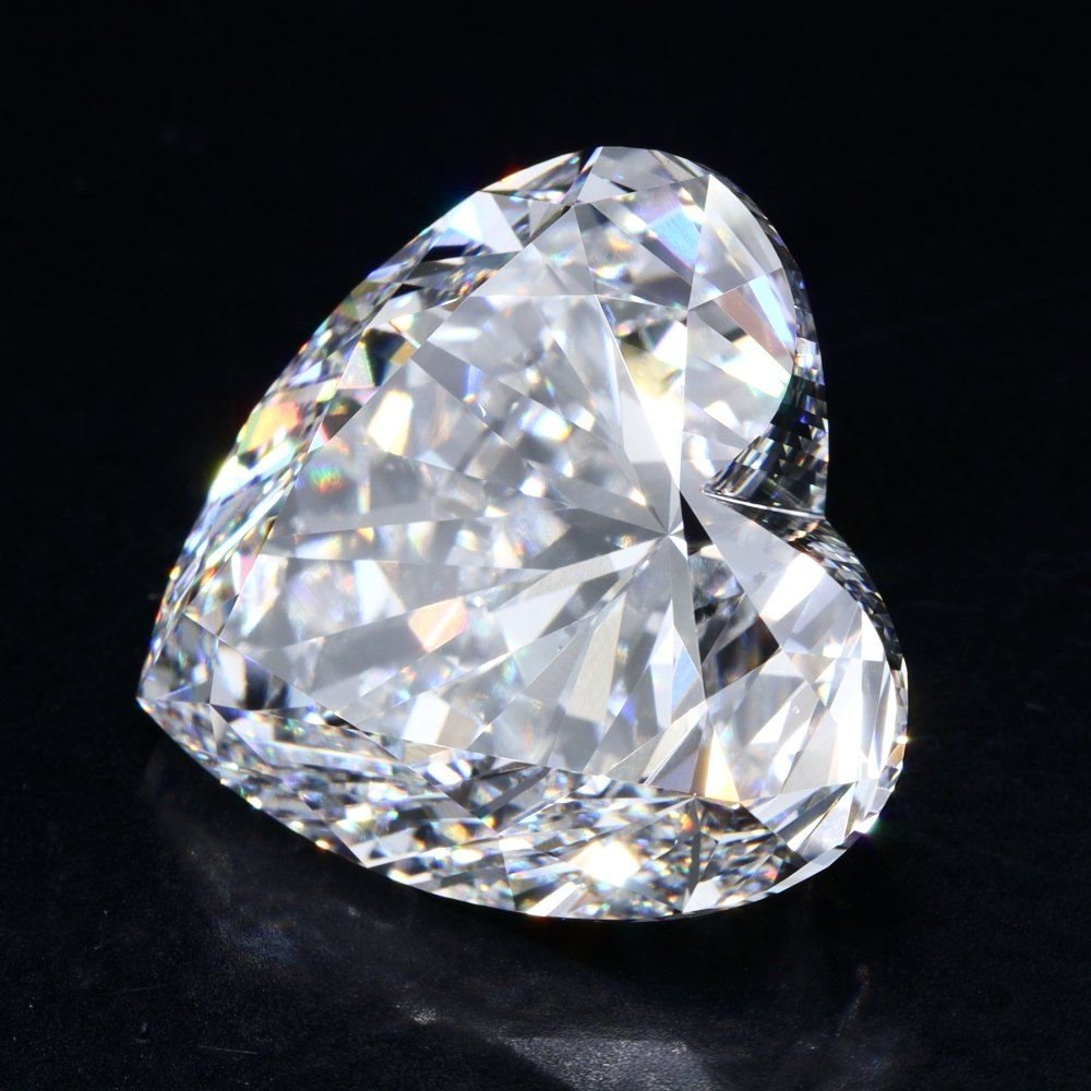 25.11ct D VS1 Very Good Cut Heart Lab Grown Diamond