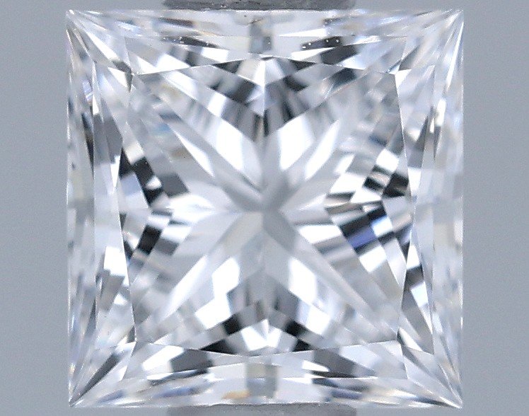 0.52ct D VVS2 Very Good Cut Princess Lab Grown Diamond