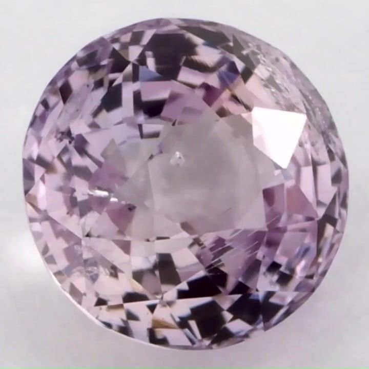 2.91 Carat Pink Round Sapphire