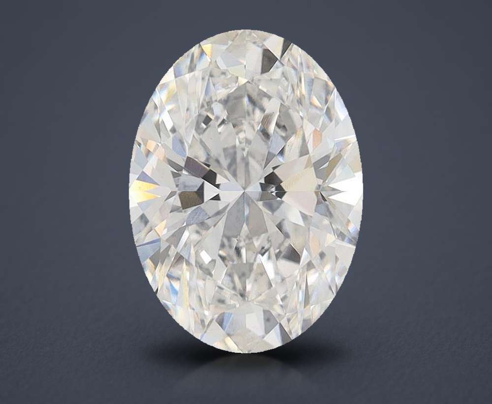 3.82 Carat Oval Lab Diamond