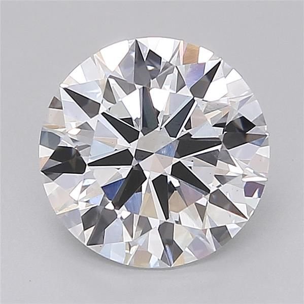 2.52ct D VS2 Rare Carat Ideal Cut Round Lab Grown Diamond