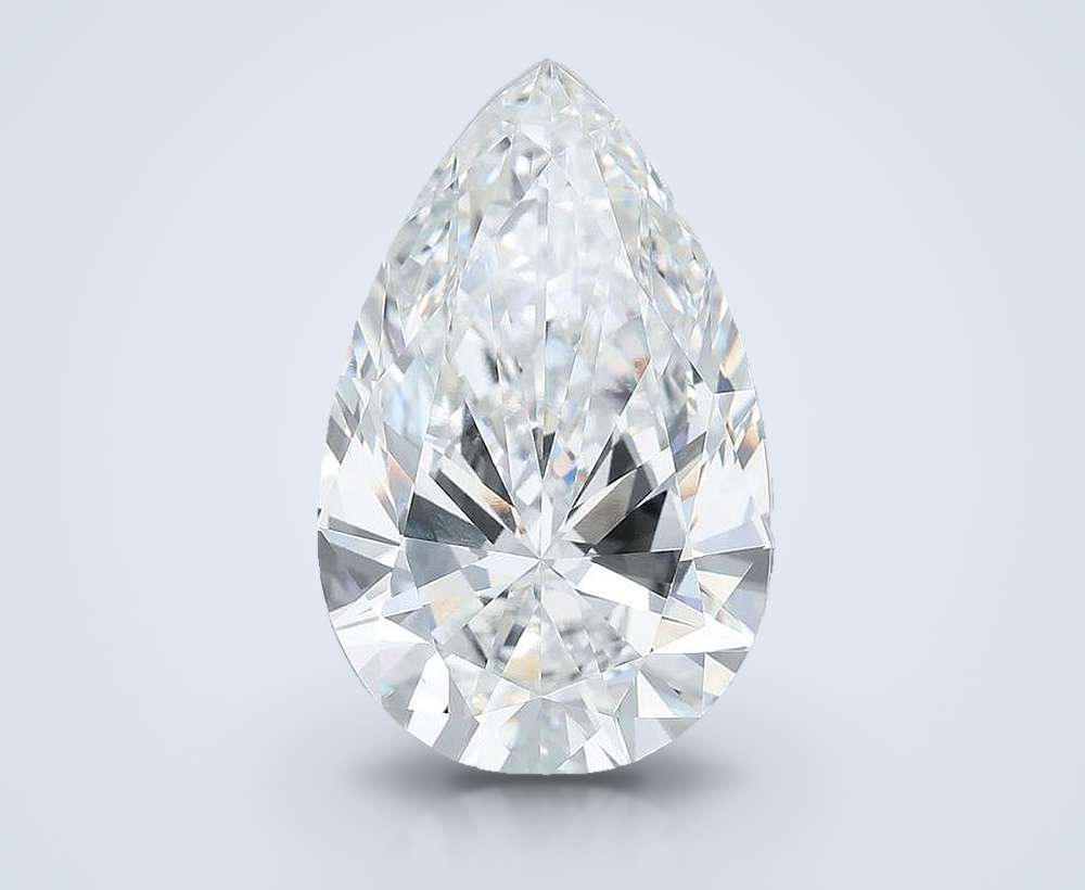 9.00 Carat Pear Lab Diamond