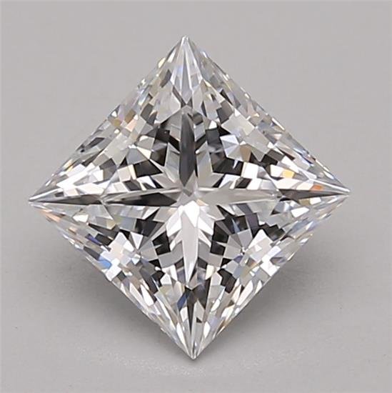 1.11ct D VVS1 Rare Carat Ideal Cut Princess Lab Grown Diamond