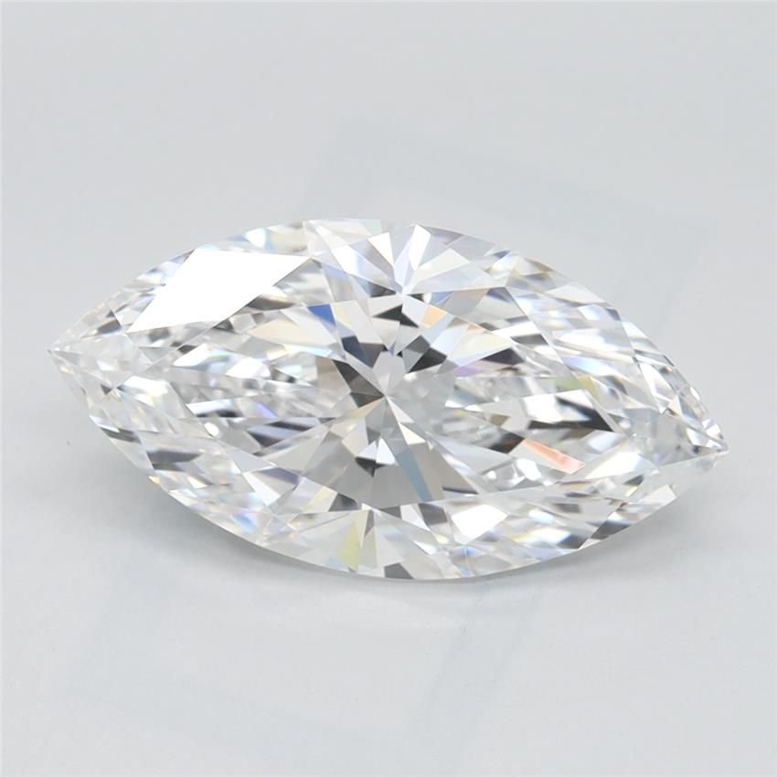 2.03ct D VS1 Rare Carat Ideal Cut Marquise Lab Grown Diamond